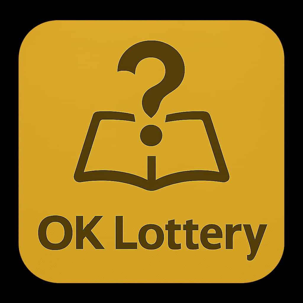 An icon representing the OK Lottery app as a user guide.