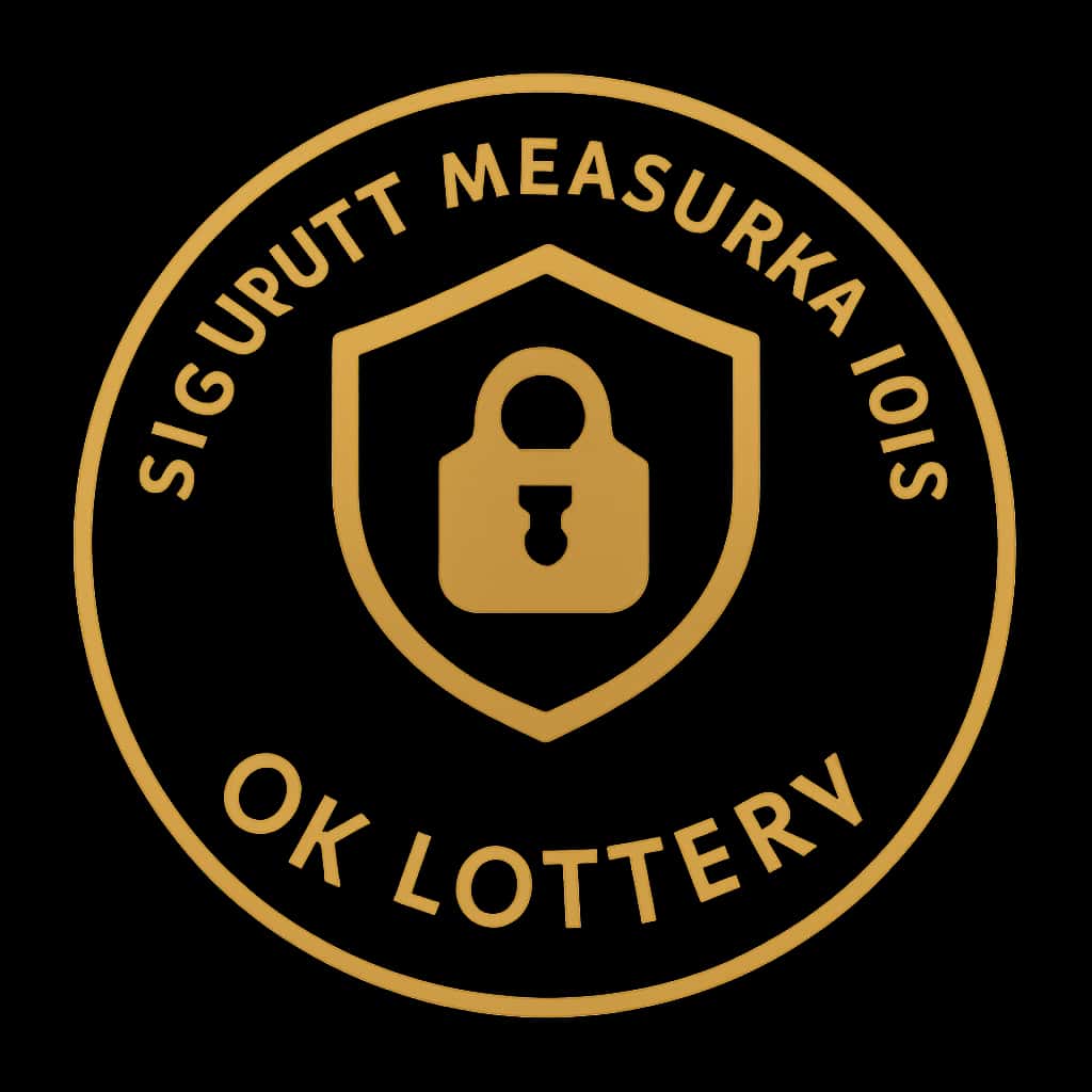 Icon representing security measures for OK Lottery.