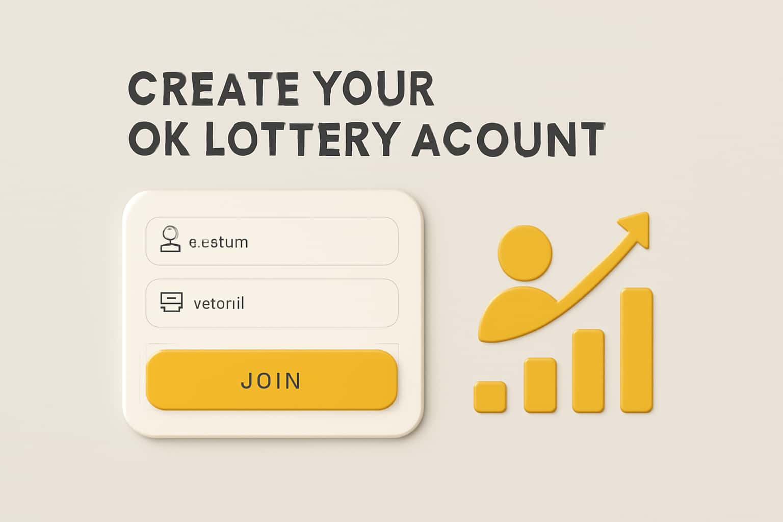 Create Your OK Lottery Account Interface